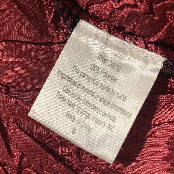 🟢3 for $20 PLEATS Collections button front top long sleeve peplum style sz S - Picture 4 of 12